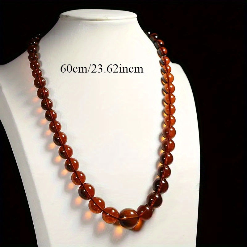 Thumbnail: New Amber Necklace for Men and Women, Simple, Stylish and Versatile