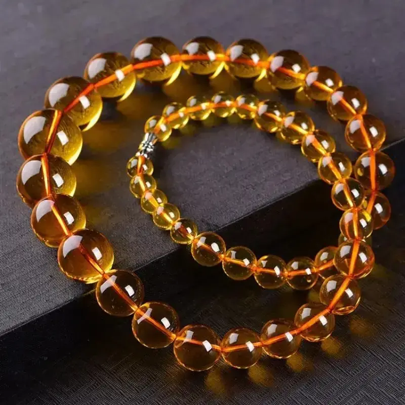 Thumbnail: New Amber Necklace for Men and Women, Simple, Stylish and Versatile