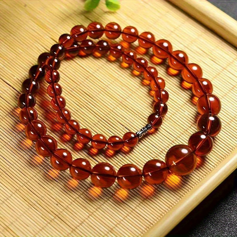 Thumbnail: New Amber Necklace for Men and Women, Simple, Stylish and Versatile