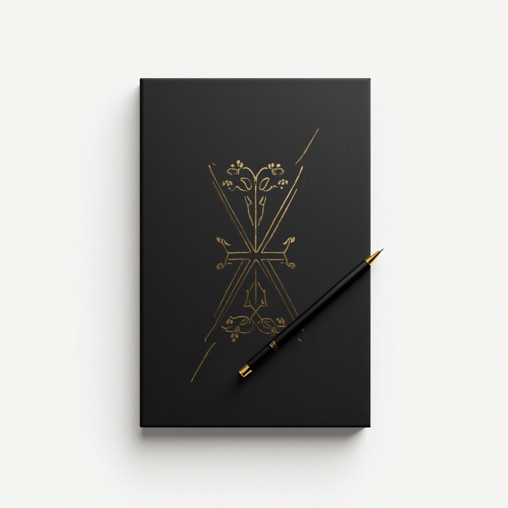 Black Gold Notepad