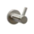 Percha doble Benton Inox frontal