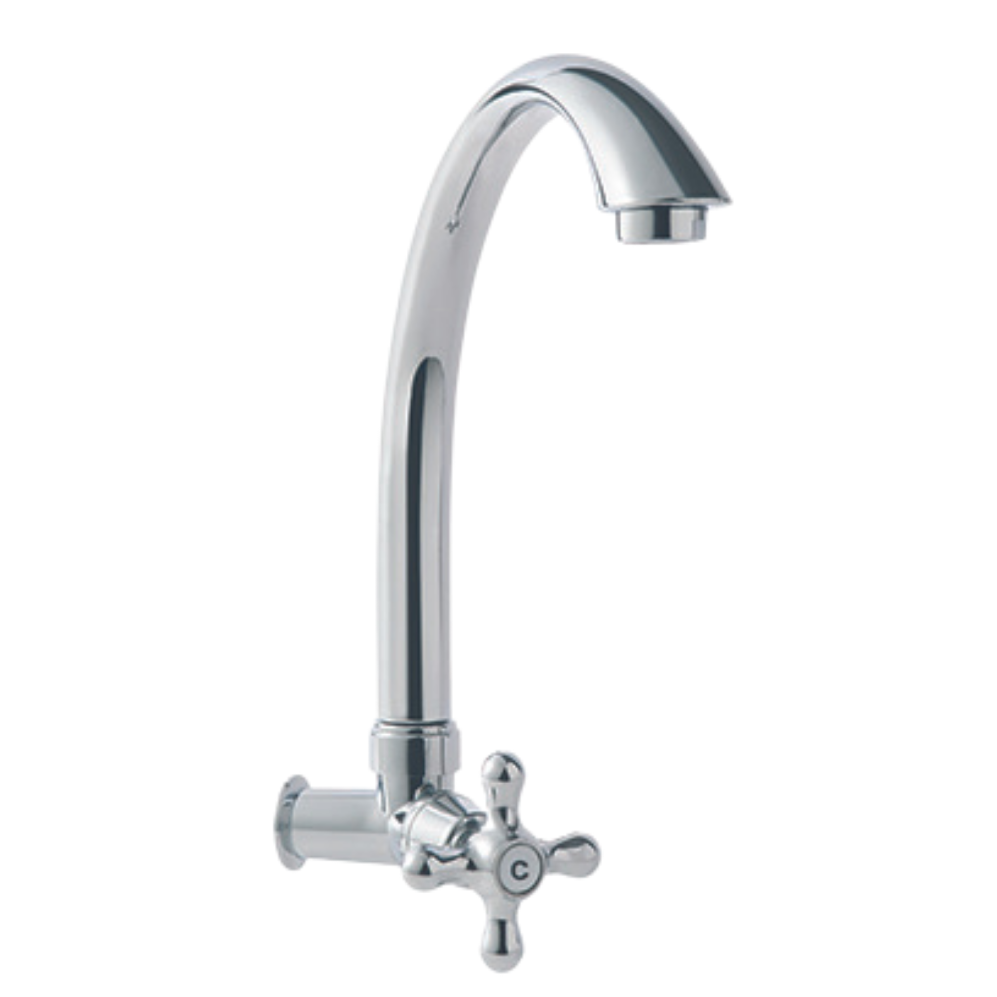 Grifería lavaplatos Línea Monza Cruz a Pared