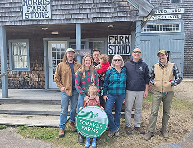 MFT,-the-Baldwins,-and-the-Esbjergs-celebrate-the-sale-and-easement-closing-at-Morris-Farm