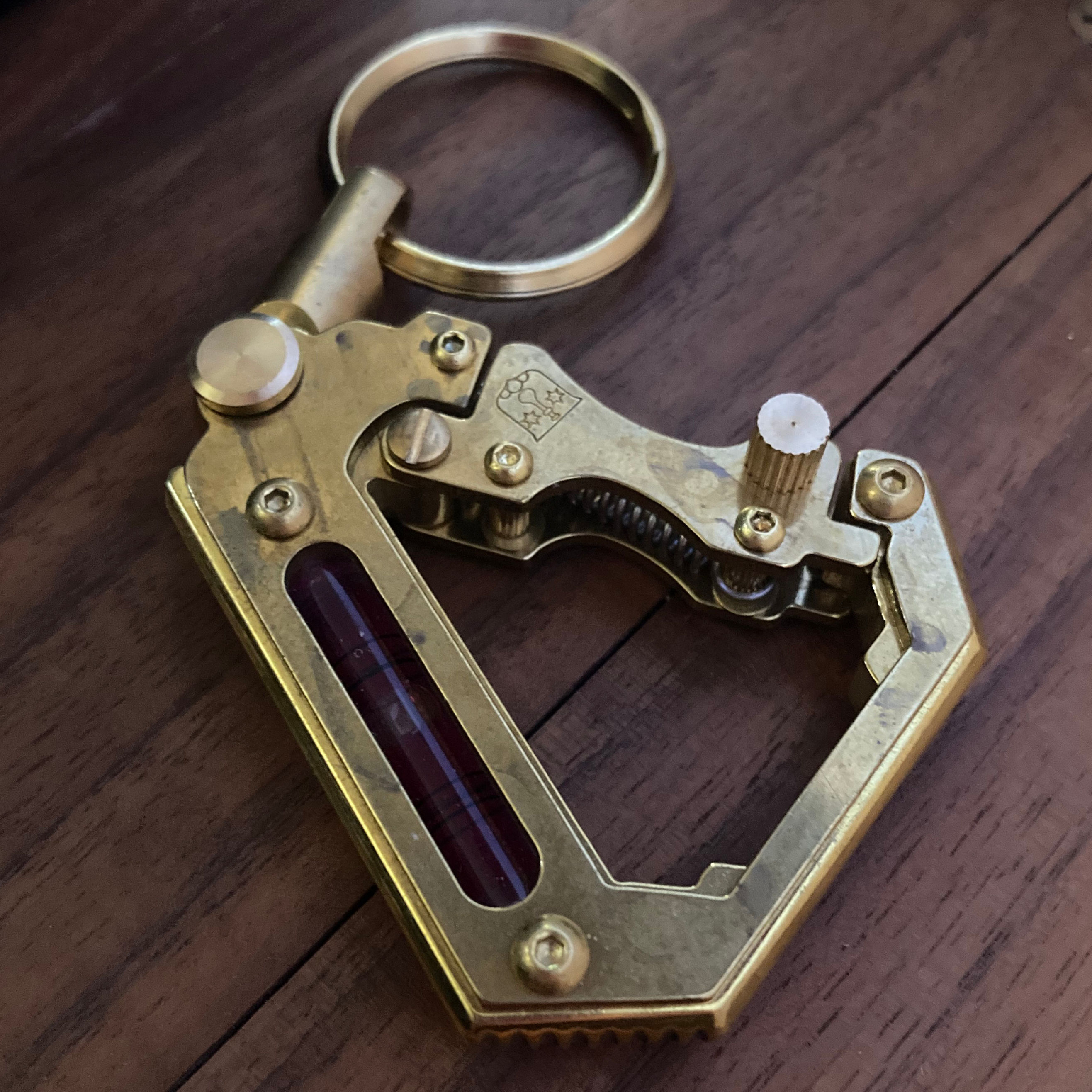 Harbinger, all brass EDC Carabiner