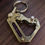 Thumbnail: Harbinger, all brass EDC Carabiner