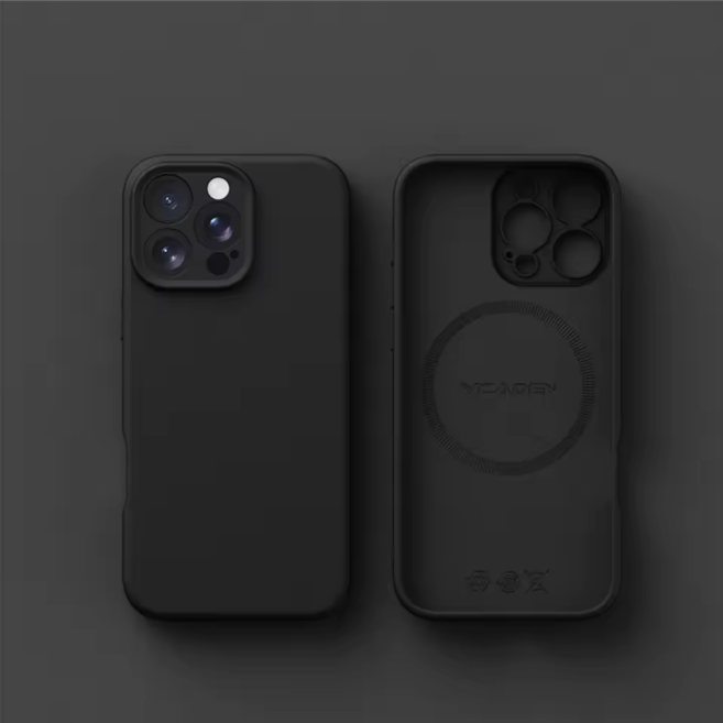 Miniatura: Silicone líquido de luxo para magsafe caso para iphone 17 ar 16 plus 15 14 13 12