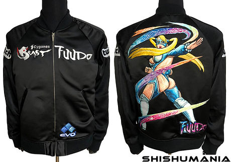 オーダーメイドスカジャン 横振り刺繍