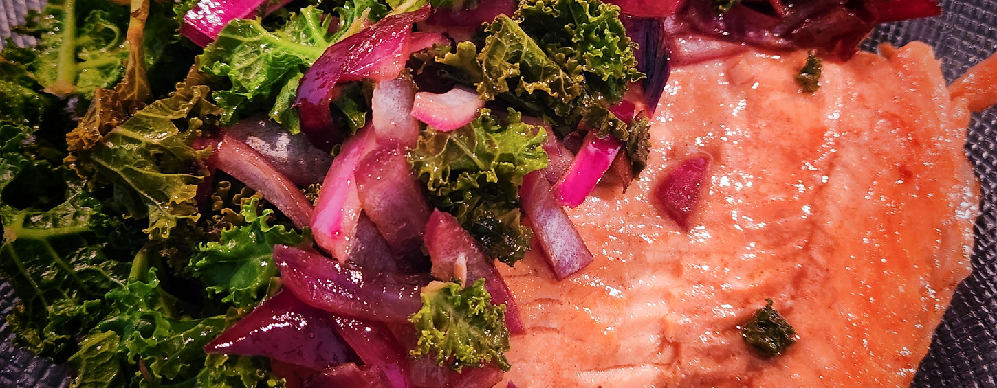 Fish with Salad