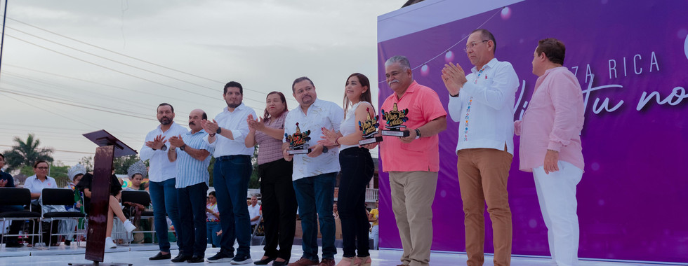 Arte, cultura y colorido se destacan en Poza Rica “Vive tu Noche”.