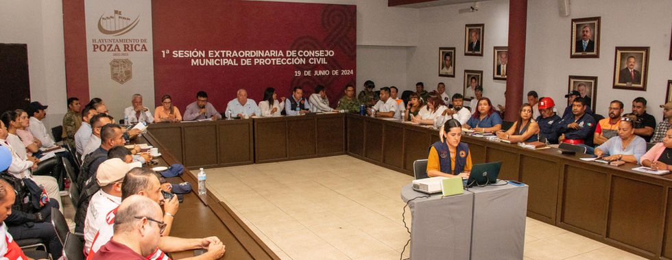 Fortalecen prevención en Poza Rica por Tormenta Tropical Alberto.