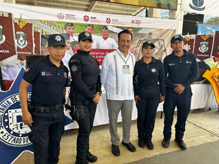 Participa SSP con Encuentro Ciudadano #OrgulloPolicial en Macro Feria Aprendo a Cuidarme.