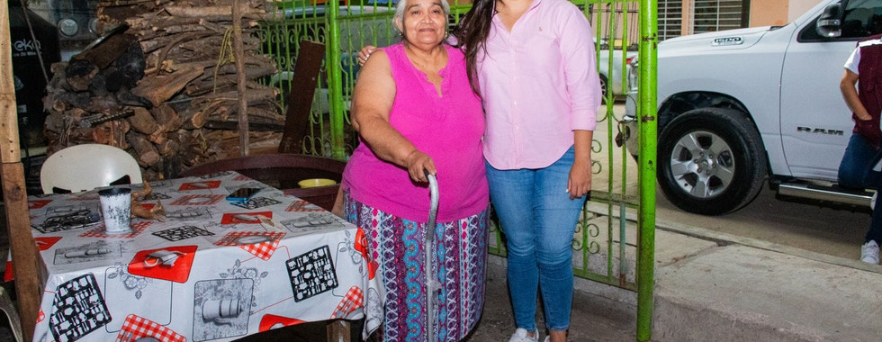 Adanely Rodríguez, cumple a los ciudadanos del Distrito V.