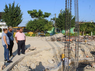 Avanza la obra que se realiza en el parque "Manilio Fabio Altamirano".