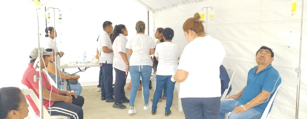 Vecinos agradecen Jornadas médicas gratuitas.