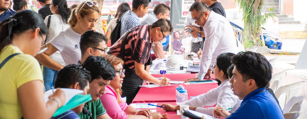 Arranca Feria Nacional de Empleo para la Inclusión Social en Poza Rica.