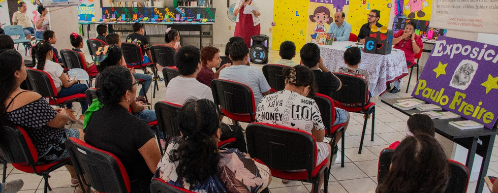 Fomentan lectura e inclusión con talleres en Poza Rica.
