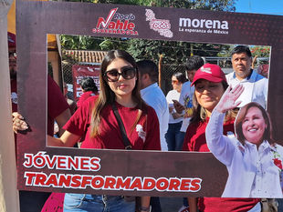 Los jóvenes transformadores son los protagonistas de la historia: Rocío Nahle.