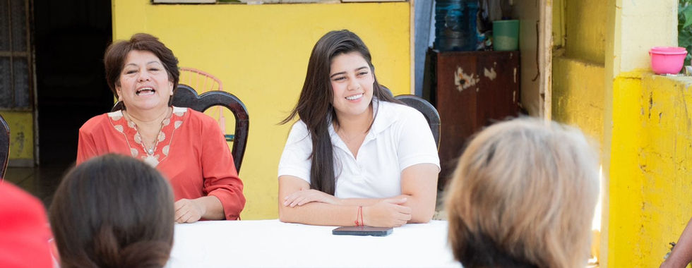 Adanely Rodríguez, cumple a los ciudadanos del Distrito V.