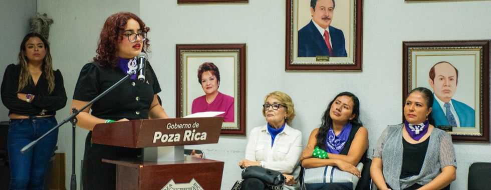 Poza Rica se suma a "16 Días de Activismo Contra la Violencia de Género".