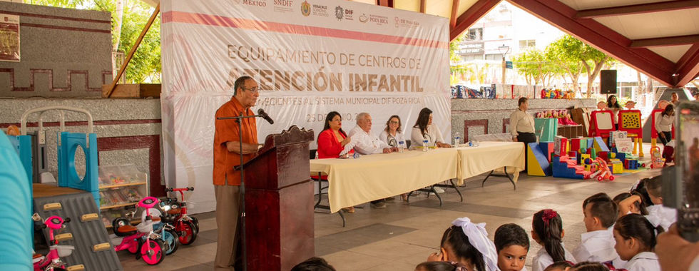 Diputado Electo del Distrito V, Javier Velázquez, asiste a Entrega Equipamiento a Centros de Atención Infantil (CAI).