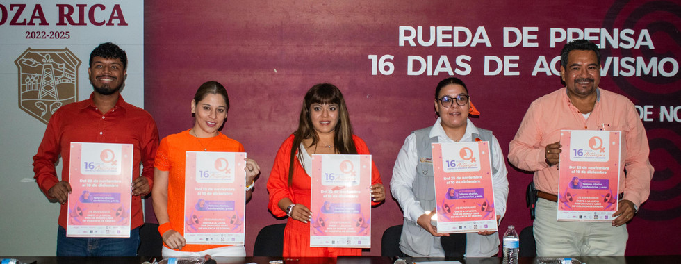 Poza Rica conmemora Día Internacional para la Eliminación de la Violencia Contra las Mujeres.