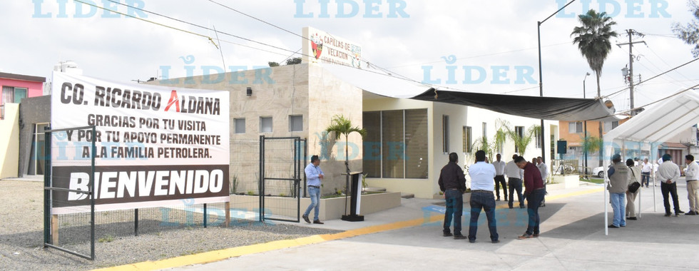 Ricardo Aldana comprueba trabajo de la Sección 30 a favor de los petroleros.
