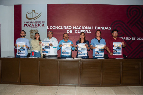 Poza Rica celebrará su 1° Concurso Nacional de Bandas de Guerra.