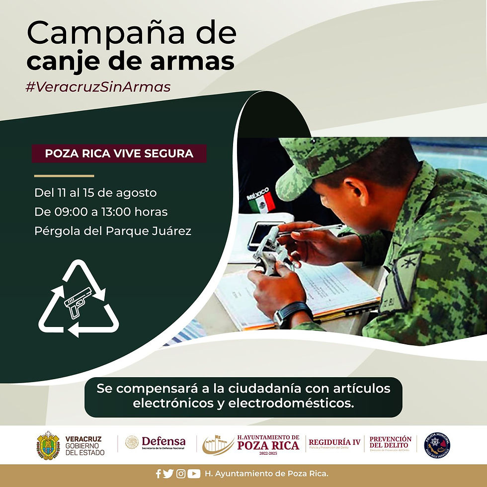 Invitan a construir una Poza Rica más segura.