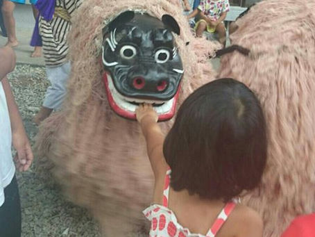 白保子供獅子
