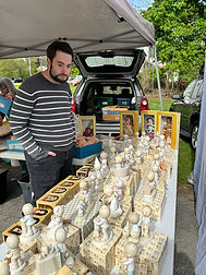 Michael at the flea market