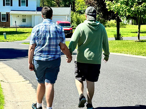 Walking the neighborhood