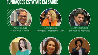Webconferência: MODELO JURÍDICO-ADMINISTRATIVO DAS FUNDAÇÕES ESTATAIS EM SAÚDE