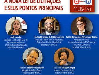 Live: A nova lei de licitações e seus aspectos principais