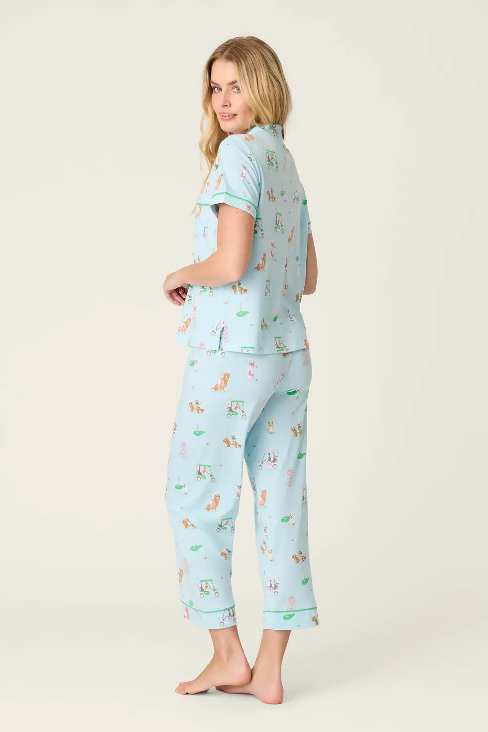 Thumbnail: PJ Salvage Whimsy Cropped PJ Set