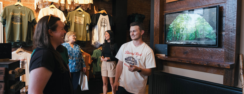 grand opening of Hike + Camp in downtown Utica, IL
