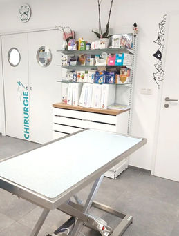 Salle de consultation du Cabinet Vétérinaire Materne à Grand-Leez, Gembloux