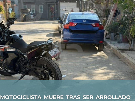 MOTOCICLISTA MUERE TRAS SER ARROLLADO Y ARRASTRADO EN IZTAPALAPA