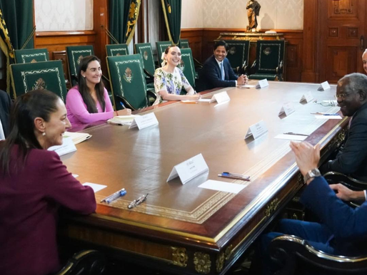 CLAUDIA SHEINBAUM SE REÚNE CON DIRECTIVOS DE BLACKROCK Y GIP PARA ANALIZAR INVERSIONES EN MÉXICO