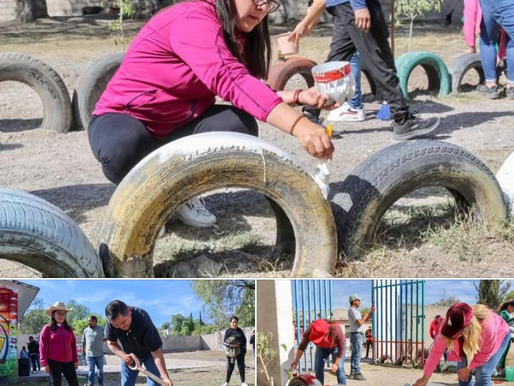 ATOTONILCO DE TULA MEJORA ESPACIOS EDUCATIVOS PARA UN MEJOR ENTORNO SEGURO