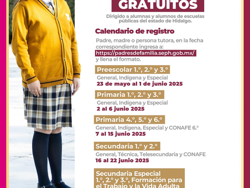 👕🎒 ¡Uniformes escolares gratuitos para las y los estudiantes del estado!