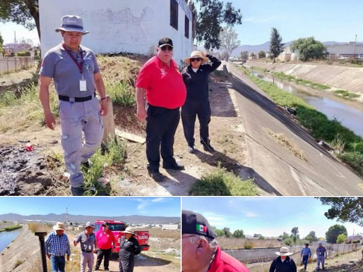 REALIZAN RECORRIDO AUTORIDADES POR RIOS DE TULANCINGO, ANTE PROXIMA TEMPORADA DE LLUVIAS