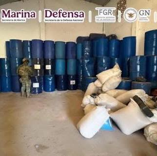 OMAR GARCÍA HARFUCH INFORMA ASEGURAMIENTO DE CAMPAMENTO CLANDESTINO EN GUERRERO