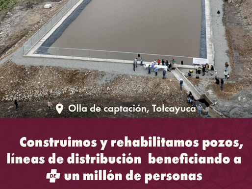 Se ha trabajado en el acceso y suministro de agua potable a las comunidades mediante la construcción y modernización de la infraestructura hídrica. 💧