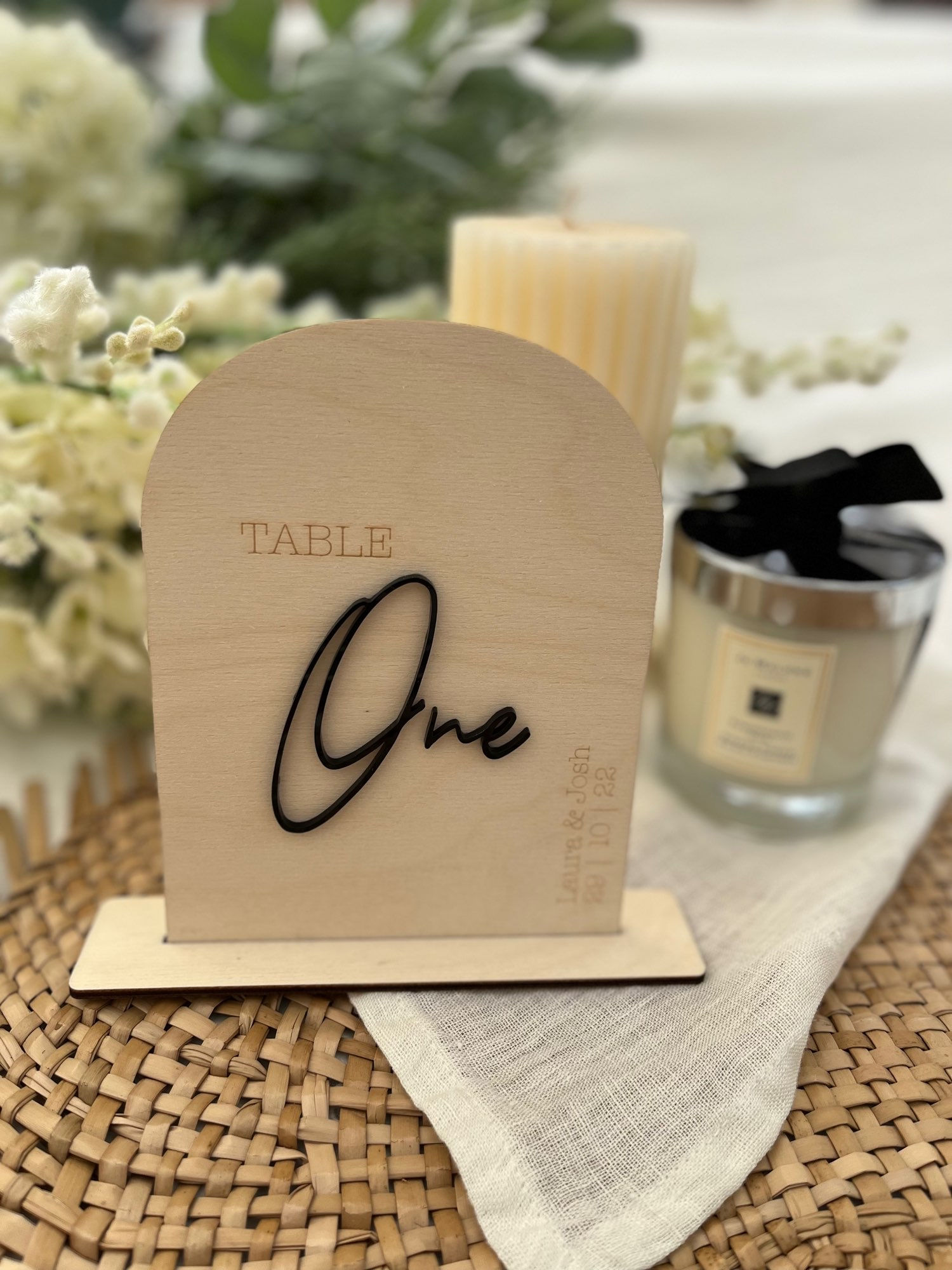 Wedding Table Numbers