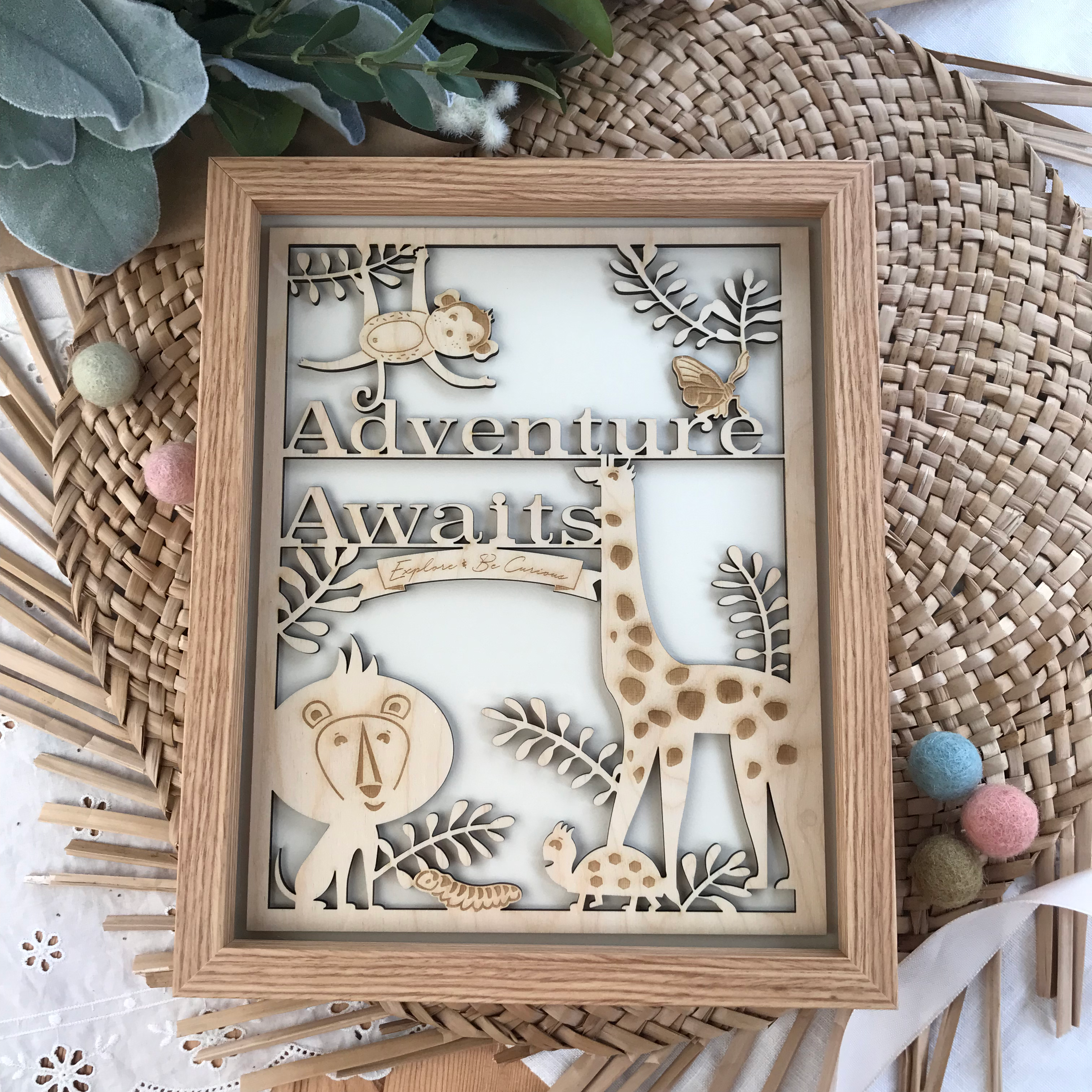 Adventure Awaits Animal Frame