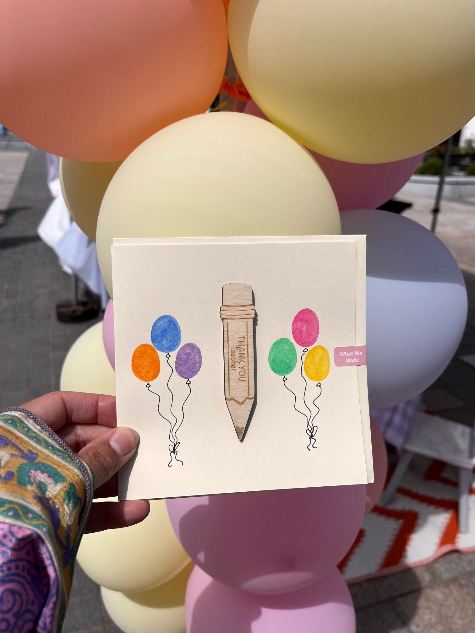 Thank You Pencil Magnet Card