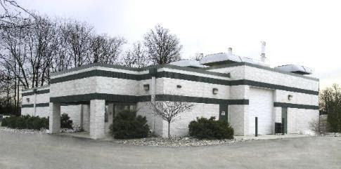 Side view of entrance at Peoples RNG plant