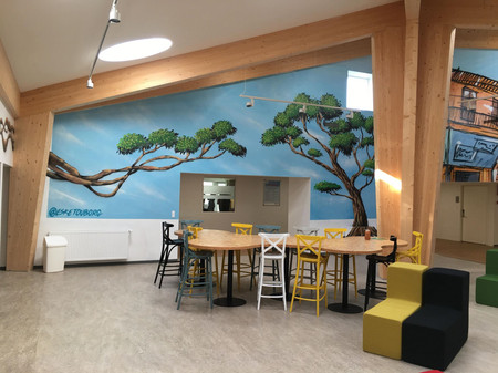 ESKE TOUBORG BØRKOP SOCIALCENTER GRAFFITI KUNST