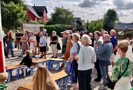Kunsten ud i landsbyerne farveskov kommune Eske Touborg Kunstprojekt
