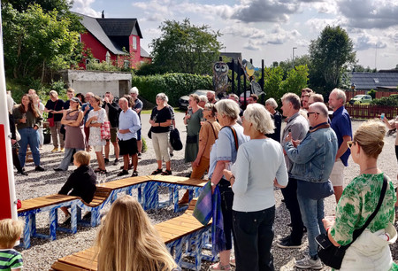 Kunsten ud i landsbyerne farveskov kommune Eske Touborg Kunstprojekt